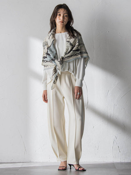 【えらべるSETUP】叶えるイージーカーブパンツ≪手洗い可能≫