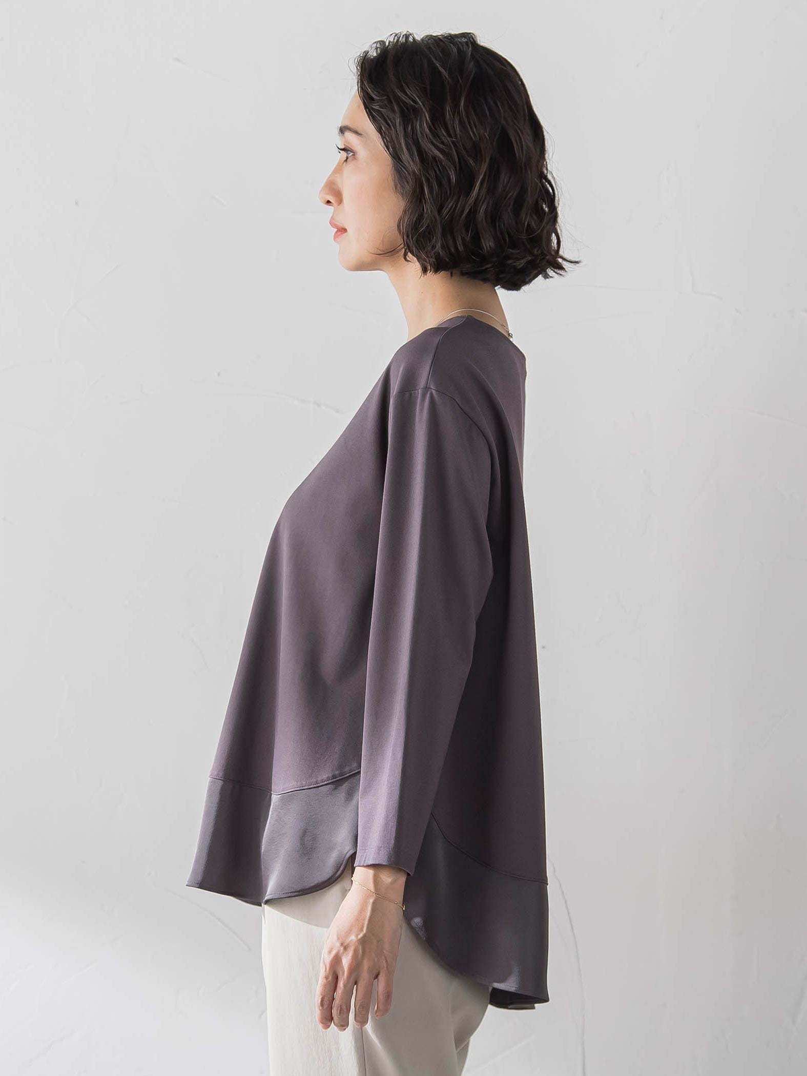 【大きいサイズ】パーフェクトベアスムースカットソー