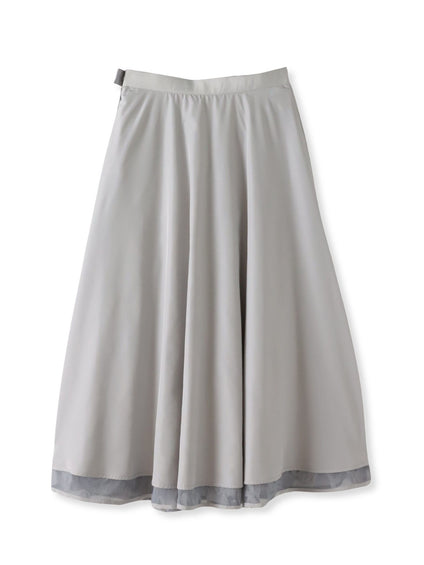 スパンコールテープチュールスカート