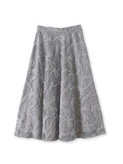 スパンコールテープチュールスカート