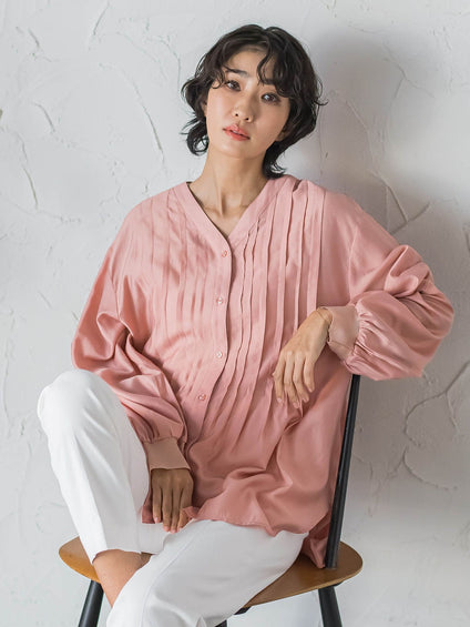 【WEB限定】シルキーローンブラウス