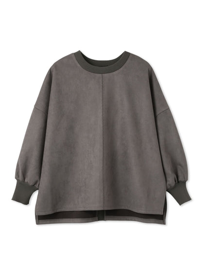 スウェードタッチダンボールプルオーバー≪手洗い可能≫