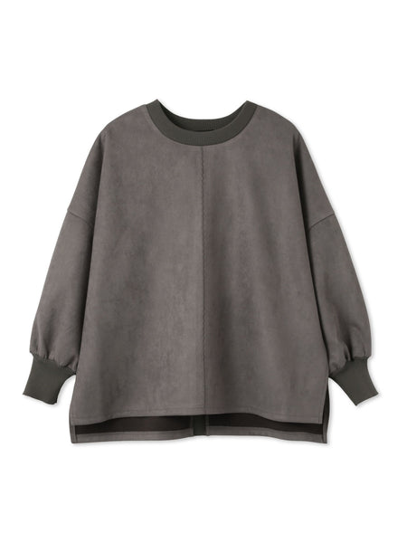 スウェードタッチダンボールプルオーバー≪手洗い可能≫
