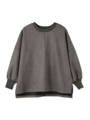 スウェードタッチダンボールプルオーバー≪手洗い可能≫