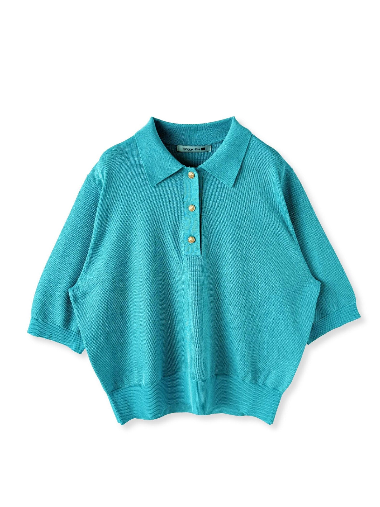 【WEB限定カラーあり】LUCINDAポロニット