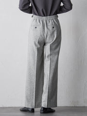 ウールラメシャンブレーパンツ