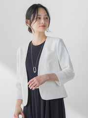 ジャージーノーカラージャケット