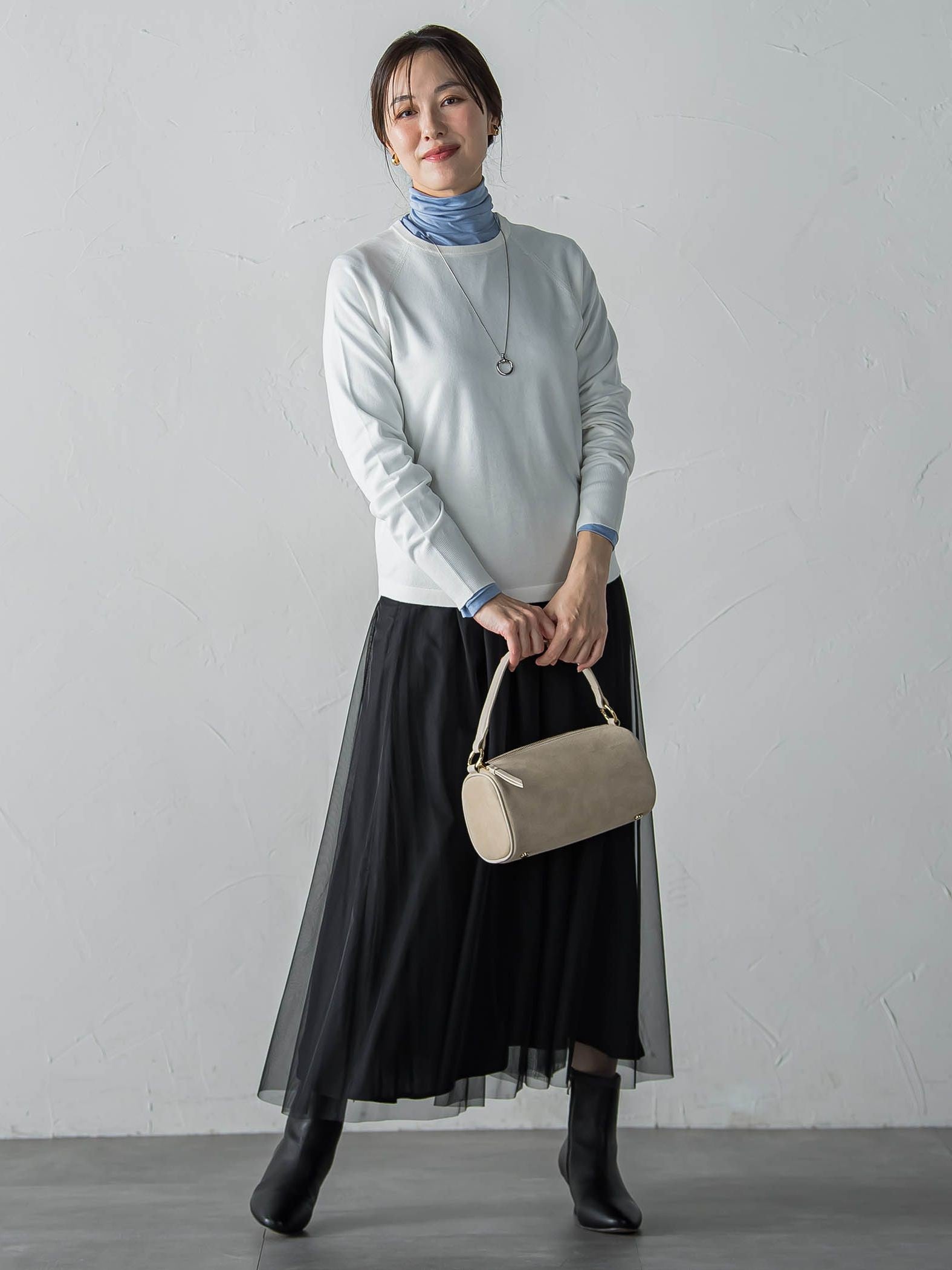 【WEB限定】エレカットベーシックニット