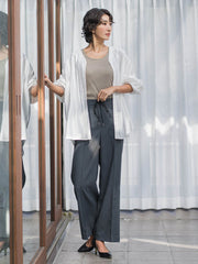 【WEB限定/大きいサイズ】マルーデデニムワイドパンツ