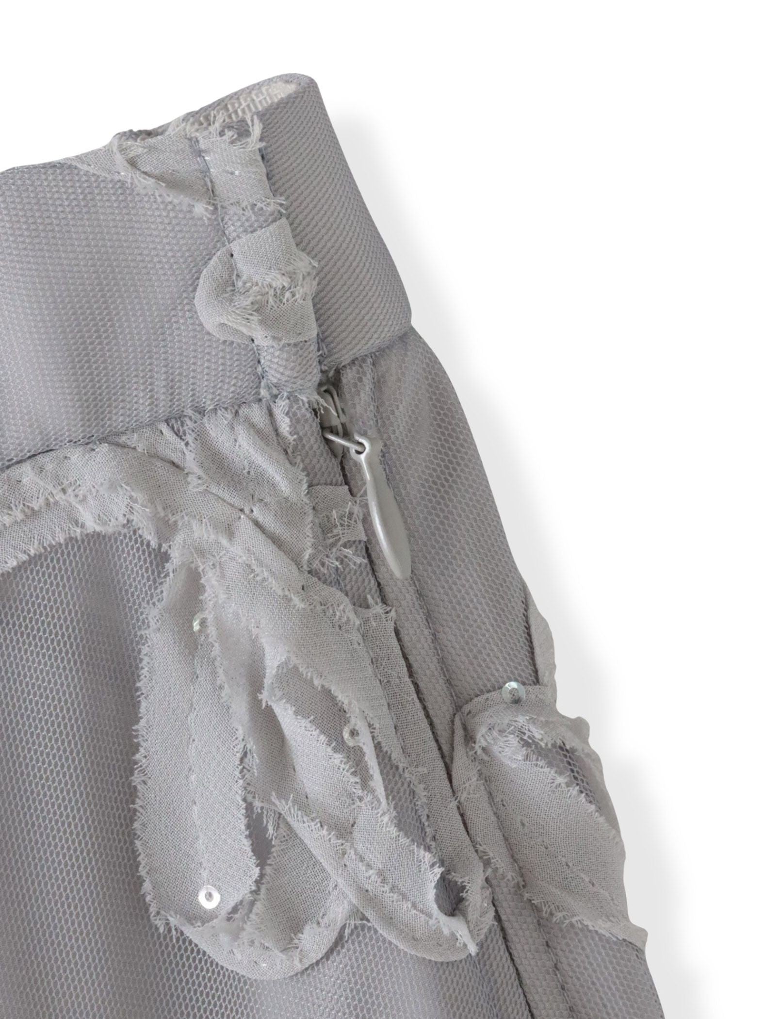 スパンコールテープチュールスカート