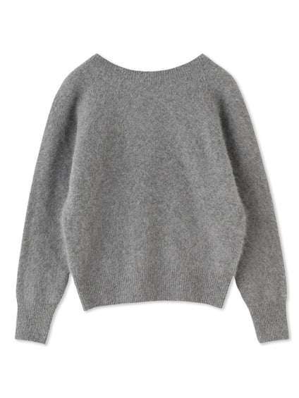 【洗えるニット】FOX/WOOLヘアリーニット