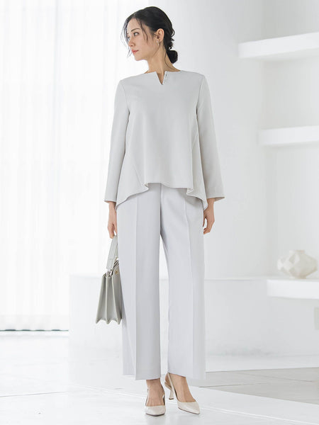 【WEB限定 13号】トリクシオンワイドパンツ≪セットアップ対応/手洗い可能≫