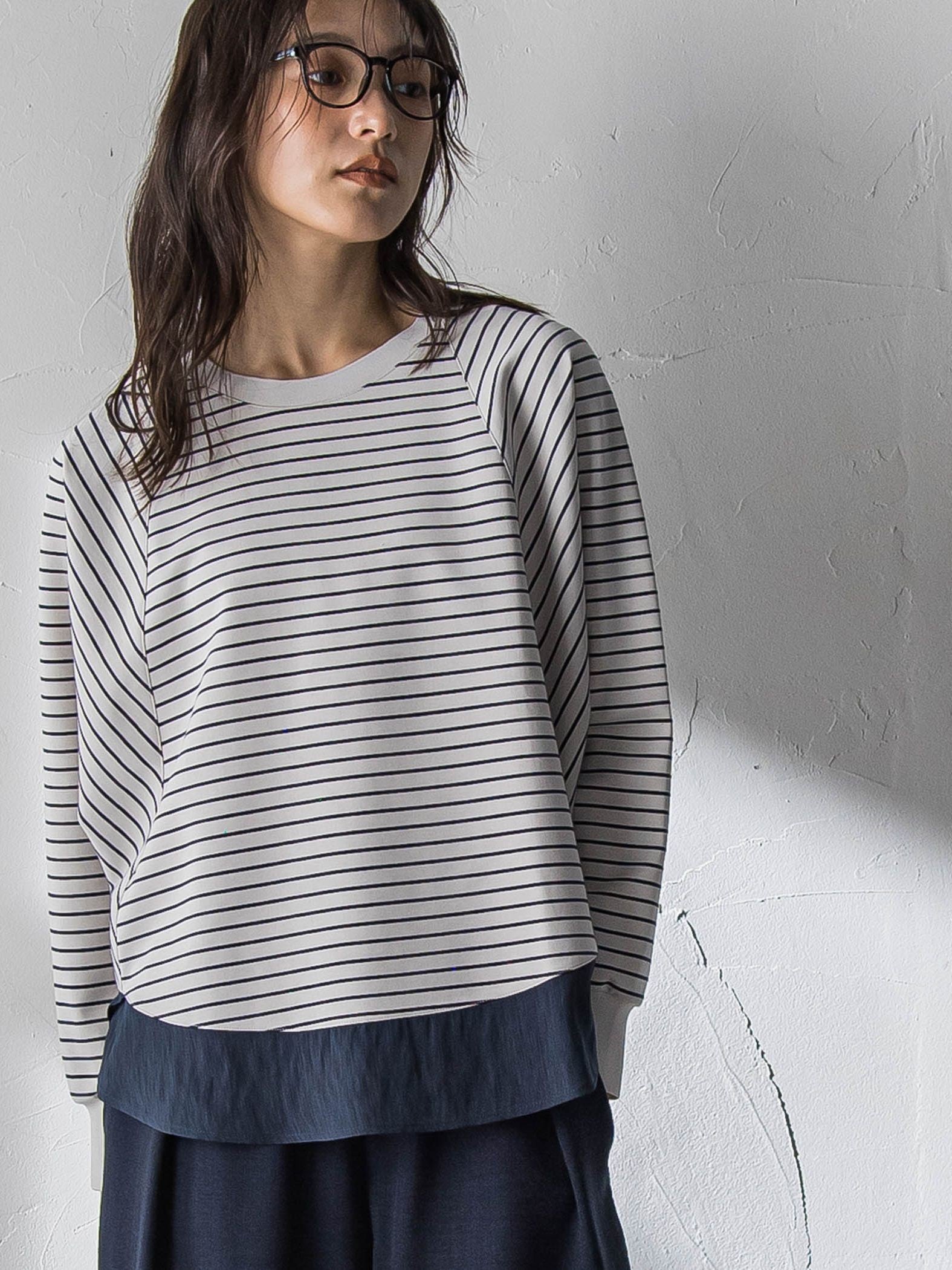 ポンチローマラウンドヘムドッキングプルオーバー