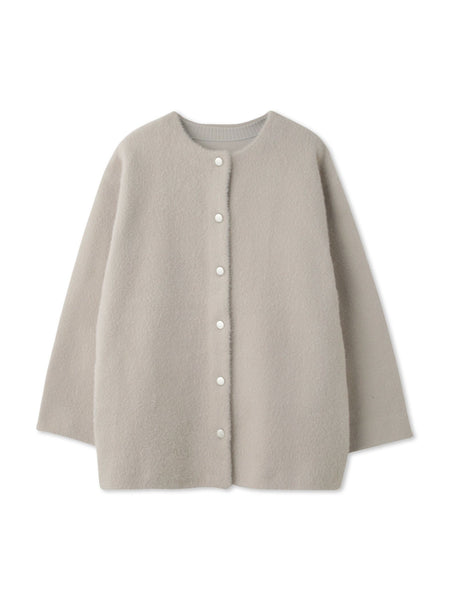 フェレットタッチWフェイスニットジャケット≪手洗い可能≫