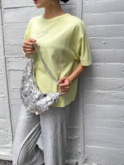 【ENIM BY VICKY】ハイゲージENIMロゴ刺繍Tシャツ《手洗い可能》