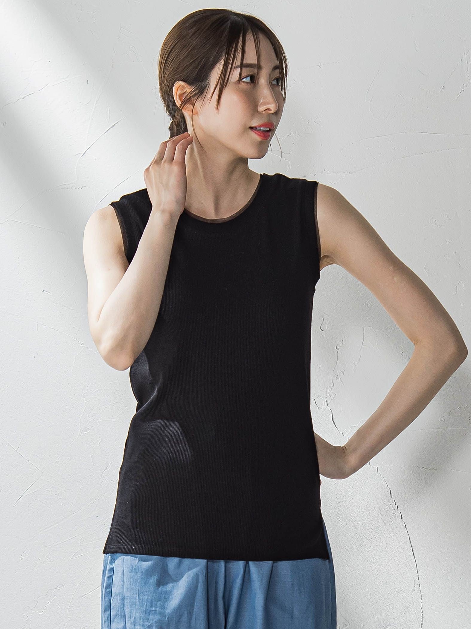 【WEB限定】ラメタンクトップ≪手洗い可能≫