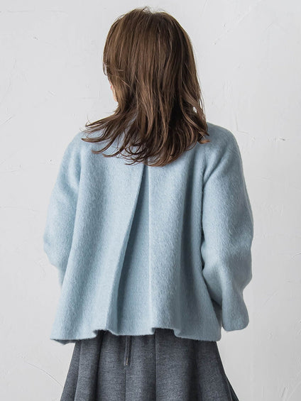 シャギーショートコート