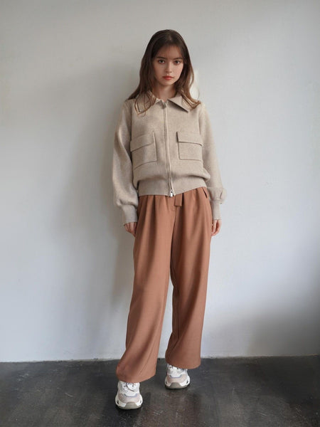 Belted Tack Pants［under150cmさんもオススメ］≪手洗い可能≫
