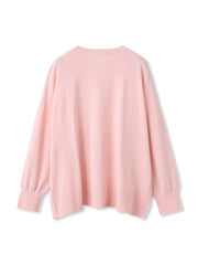 サイドボタンニット≪手洗い可能≫