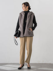【WEB限定】【Skinea】≪着るスキンケア≫タートルネックカットソー