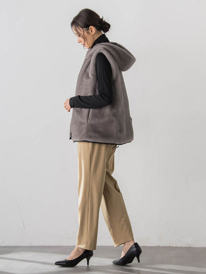 【WEB限定】【Skinea】≪着るスキンケア≫タートルネックカットソー