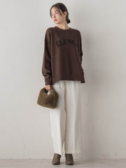 ロゴスウェットニット≪手洗い可能≫