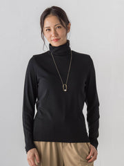 【WEB限定】【Skinea】≪着るスキンケア≫タートルネックカットソー
