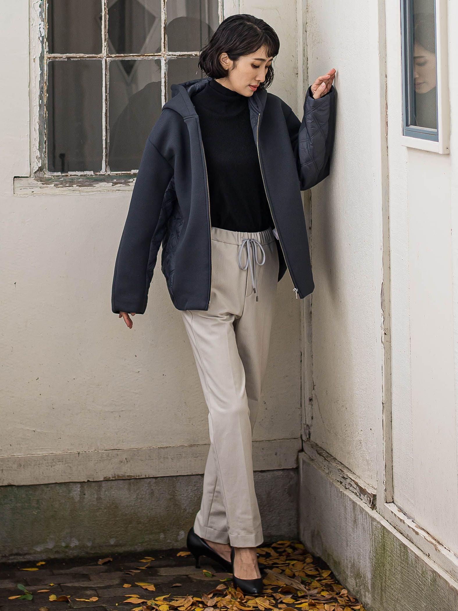 【biyori】ダンボールキルトブルゾン