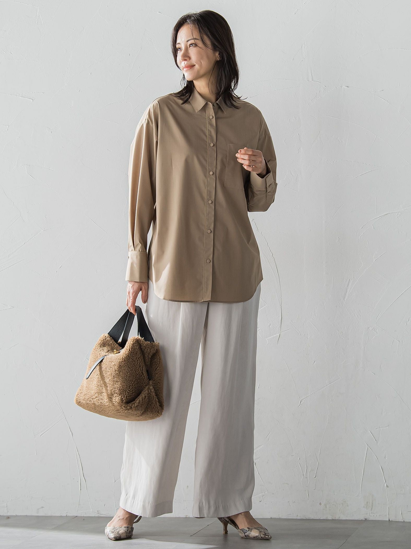 【VIOLAd'ORO】エコムートン 2WAYトート ELMO / V-8773