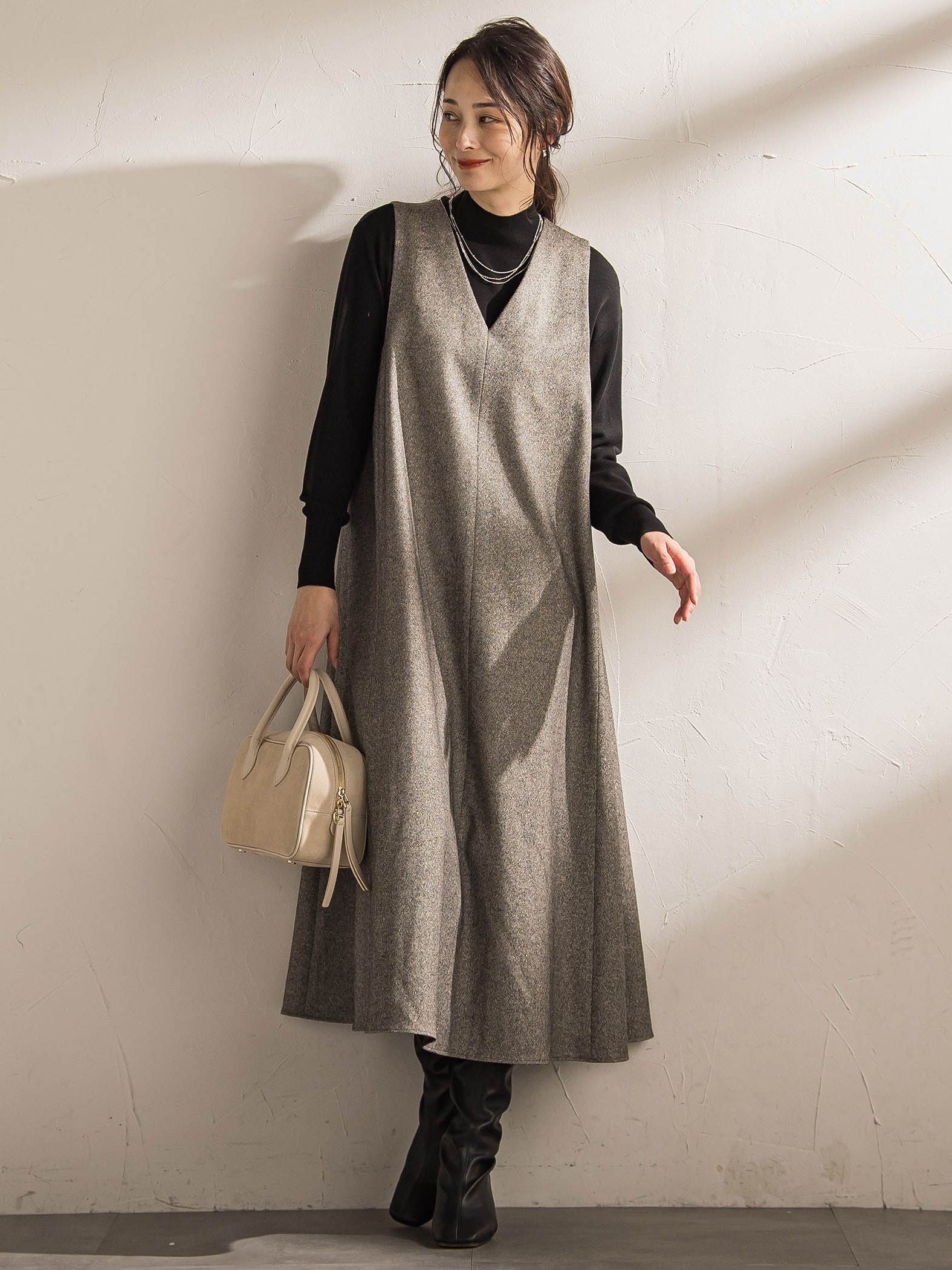 Brisbane ハイネックロングプルオーバー≪11号あり≫