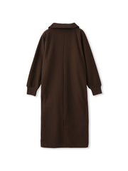 【WEB限定】圧縮起毛ステンニットワンピース≪手洗い可能≫