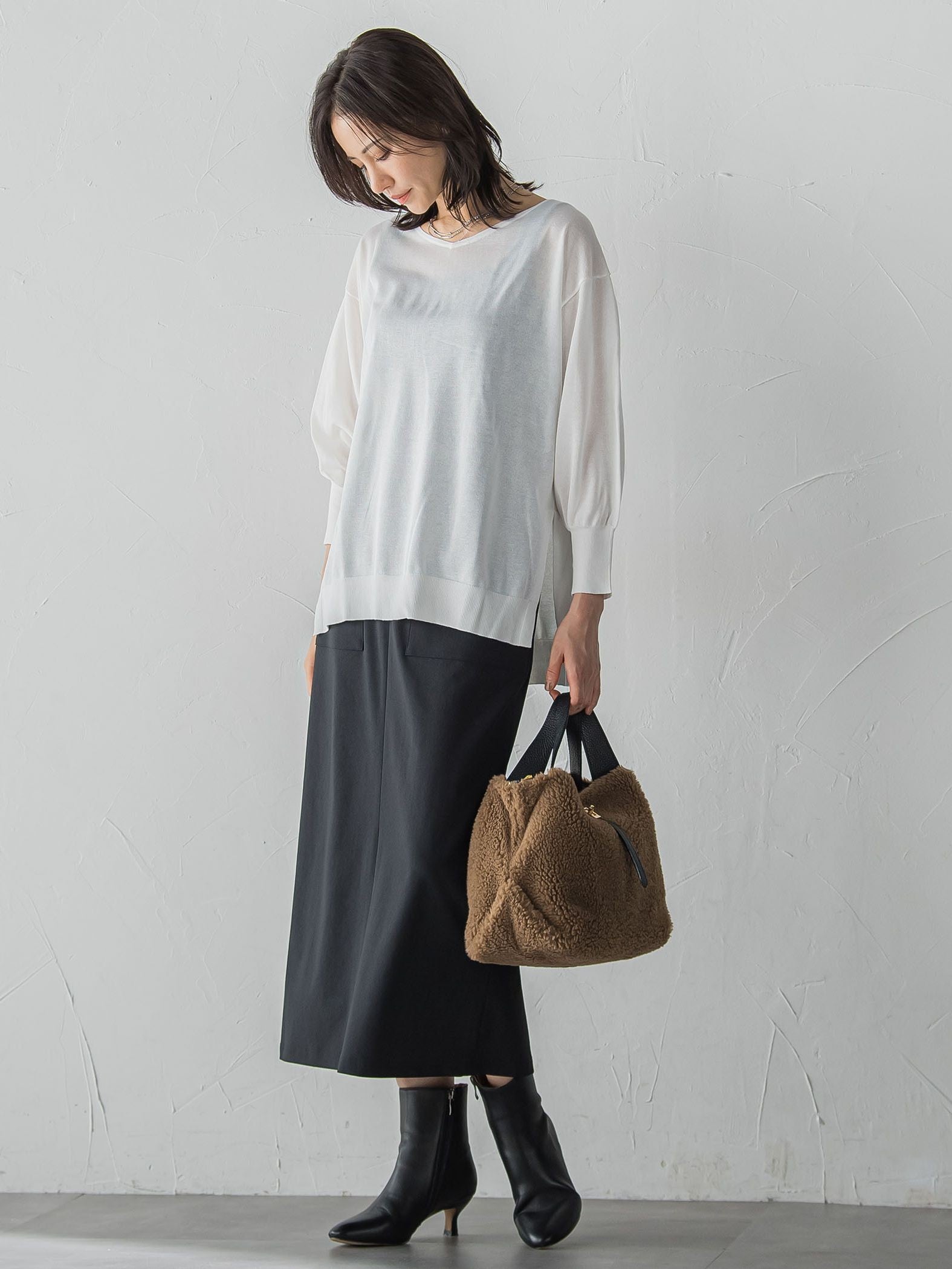 【VIOLAd'ORO】エコムートン 2WAYトート ELMO / V-8773