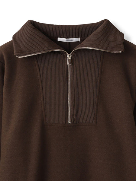 【WEB限定】圧縮起毛ステンニットワンピース≪手洗い可能≫