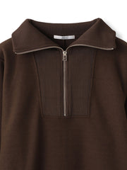 【WEB限定】圧縮起毛ステンニットワンピース≪手洗い可能≫