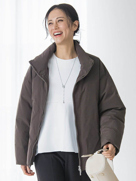 スタンドカラーダウンブルゾン≪WEB限定11号サイズ≫