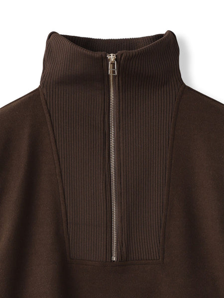 【WEB限定】圧縮起毛ステンニットワンピース≪手洗い可能≫