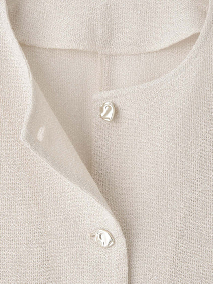 ラメッシュノーカラージャケット