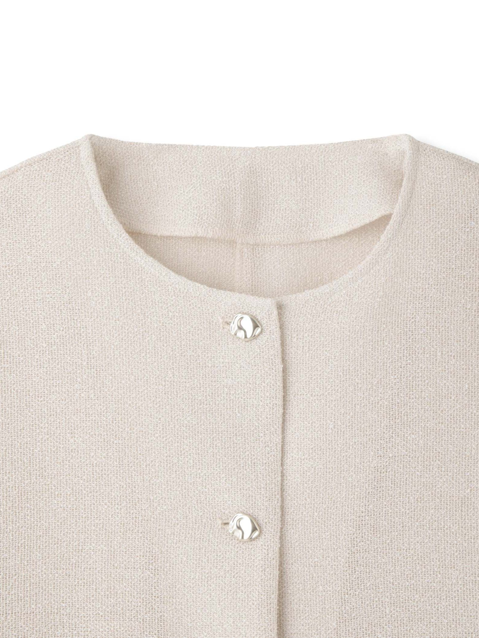 ラメッシュノーカラージャケット