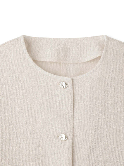 ラメッシュノーカラージャケット