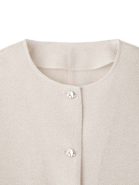 ラメッシュノーカラージャケット