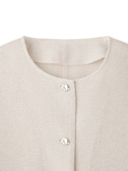 ラメッシュノーカラージャケット