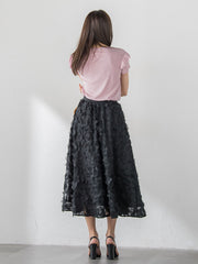 【WEB限定】ショルダーフリルカットソー