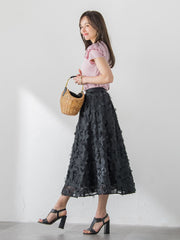 【WEB限定】ショルダーフリルカットソー