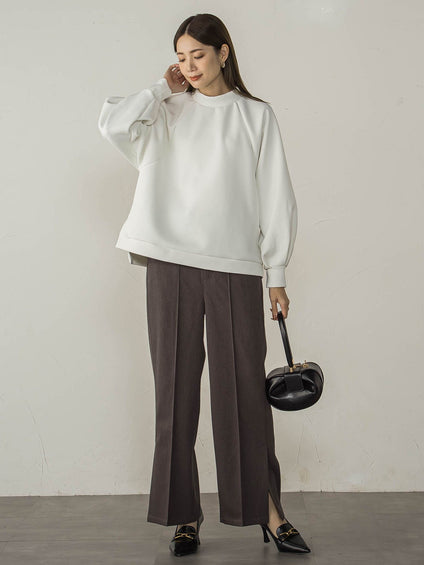 ダンボールモックネックプルオーバー≪手洗い可能≫