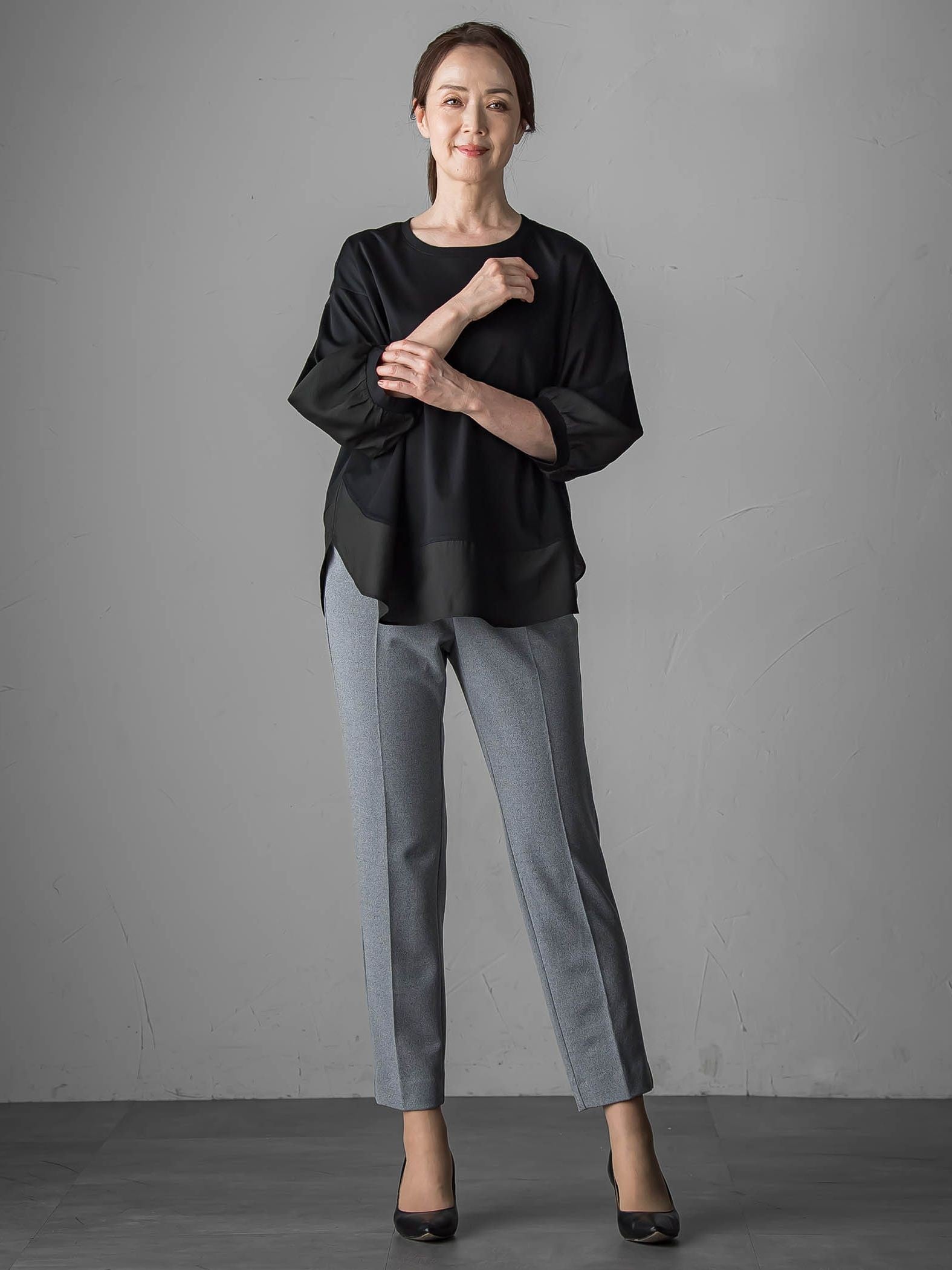 【biyori/極】”着心地も美しさも”パーフェクトムーブパンツ≪洗濯機で洗える≫