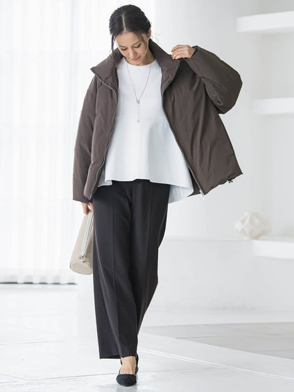 スタンドカラーダウンブルゾン≪WEB限定11号サイズ≫