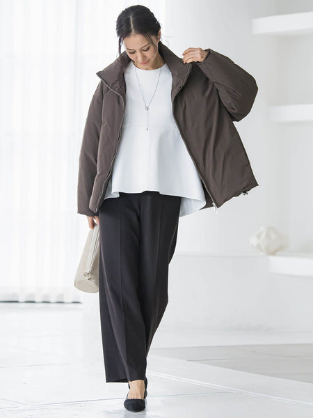 スタンドカラーダウンブルゾン≪WEB限定11号サイズ≫