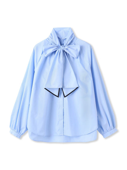 ボウタイタイプライターブラウス