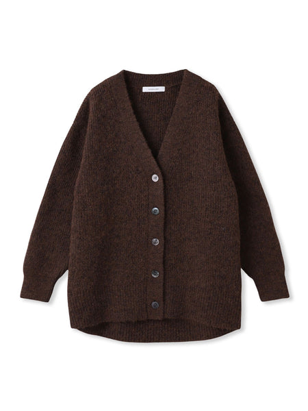 新色追加】フラッフィーVネックニットカーディガン≪手洗い可能