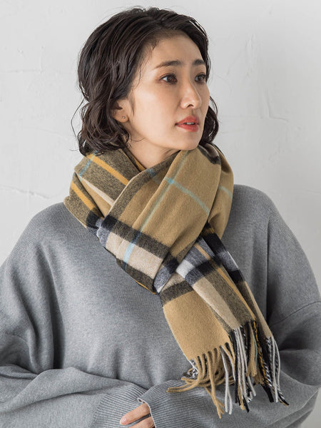 【TWEEDMILL】チェックマフラー